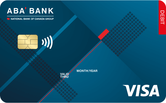 ABA銀行（カンボジア）のVisaカードの画像